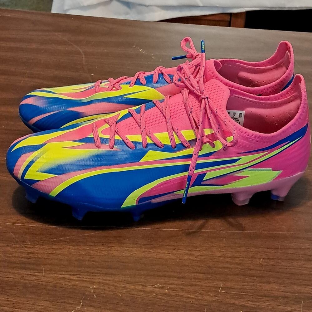Puma Ultra Ultimate Energy FG/AG Soccer Boots Men's Size 7 Pink 107540-01 $220